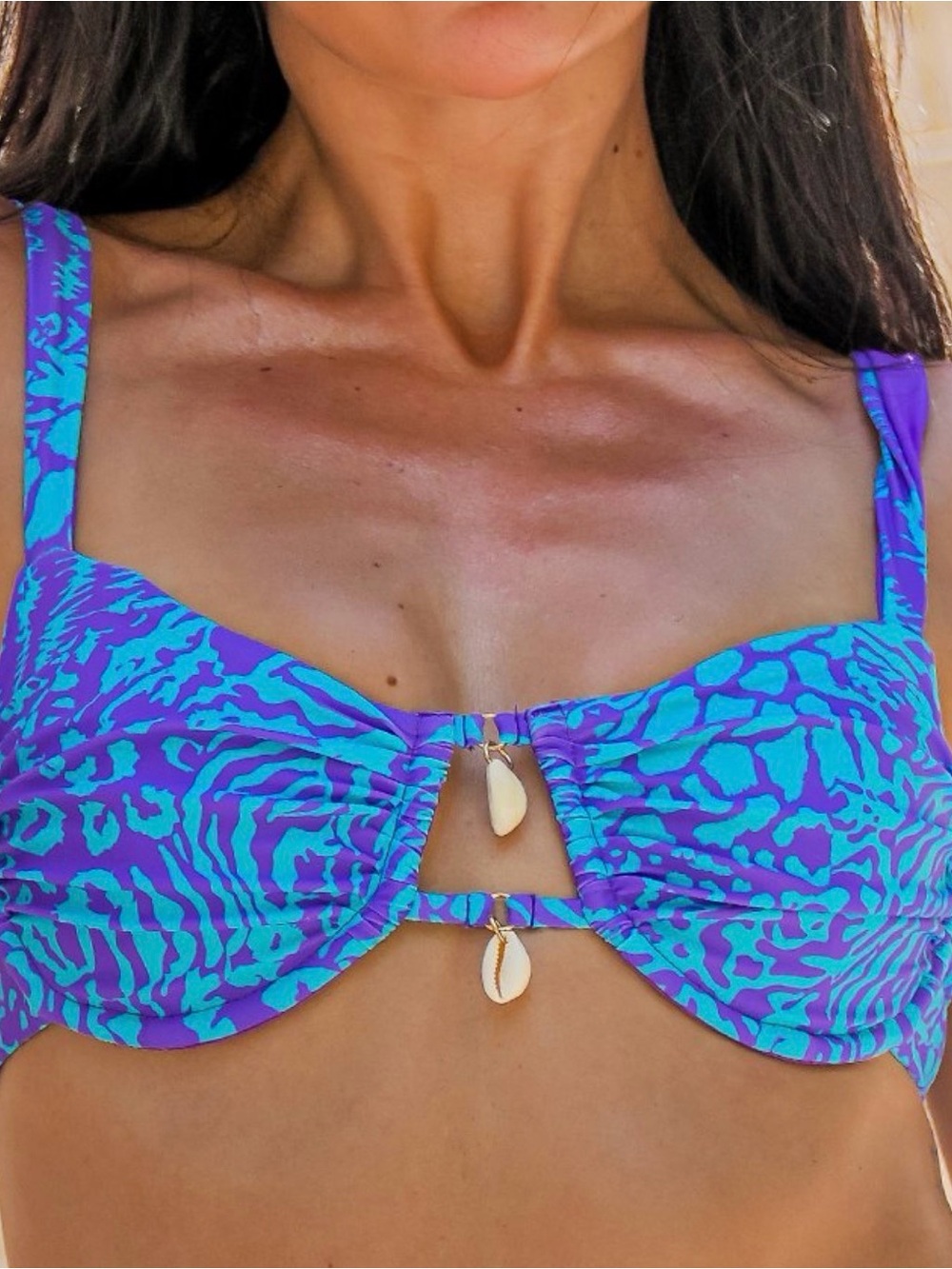 Tucann Bold Jungle Bikini Top - Haze